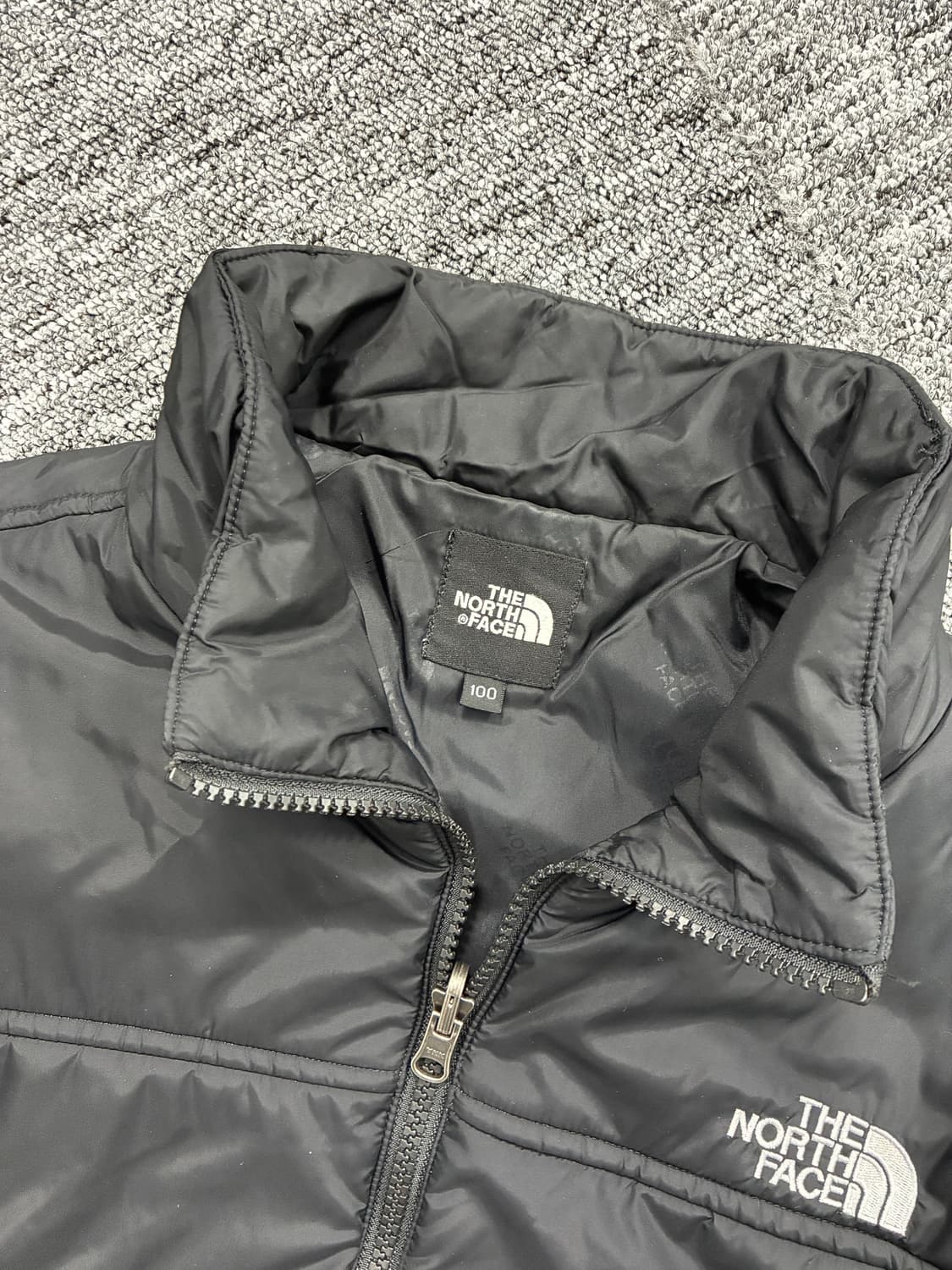 노스페이스 블랙 경량 점퍼 L 상품이미지5