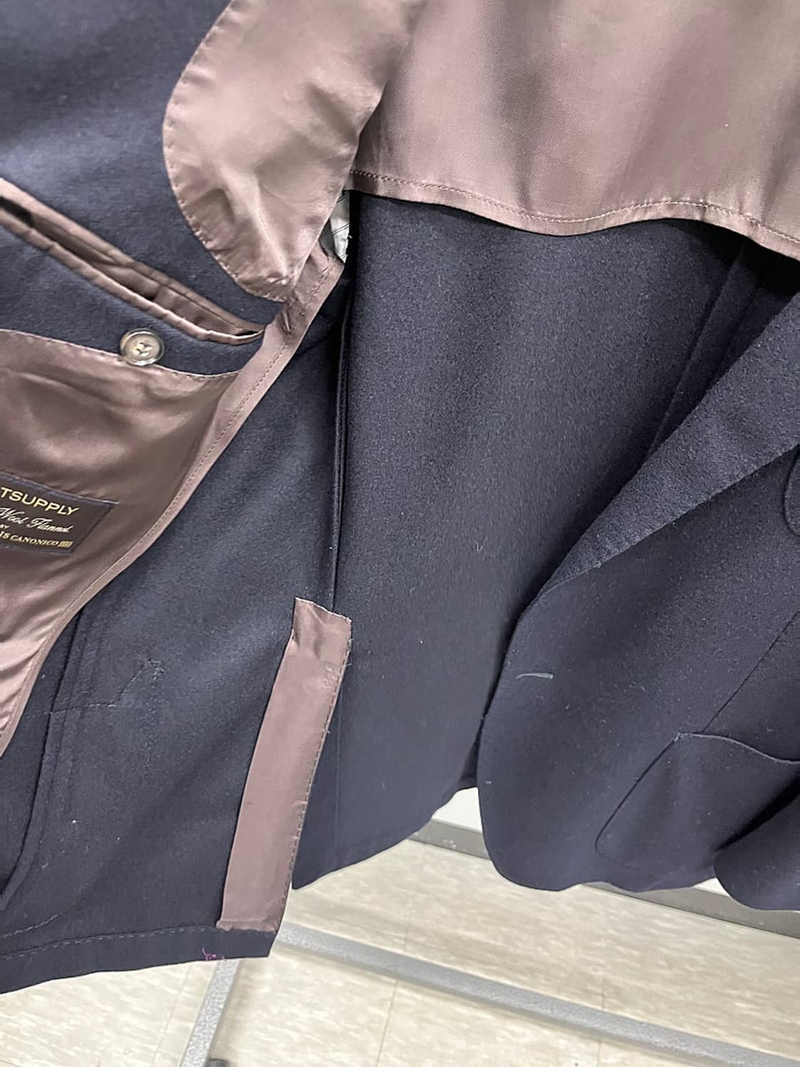 105-110) 수트서플라이 핸드메이드 울자켓  상품이미지7