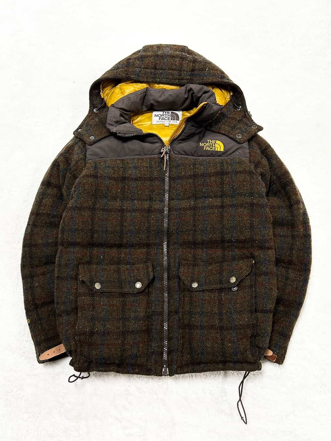 노스페이스 해리스트위드 브라운 체크패딩 상품이미지6