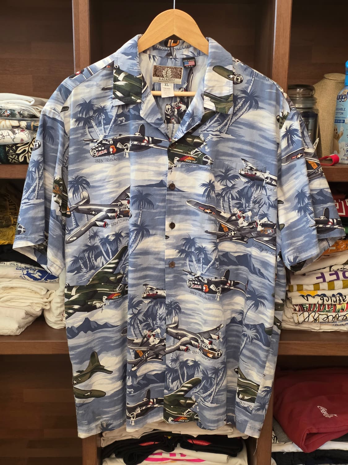 KALAHEO Made in Hawaii Rayon Shirt XL 상품이미지2