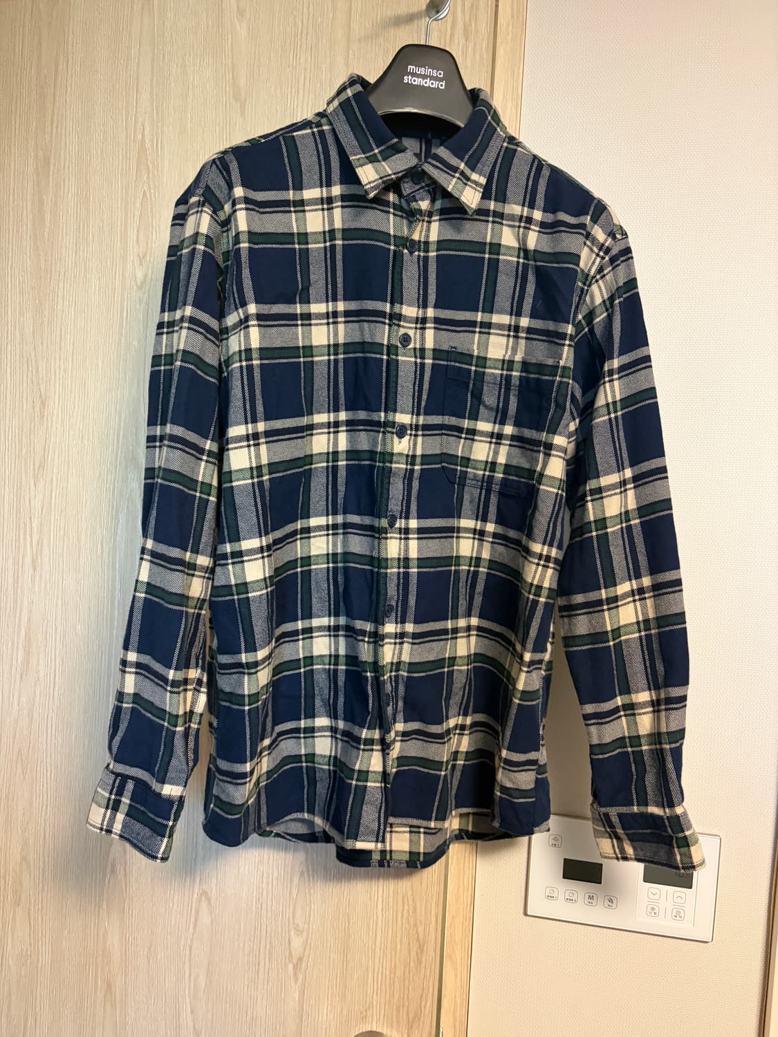 유니클로 플란넬 체크셔츠 L사이즈 상품이미지1