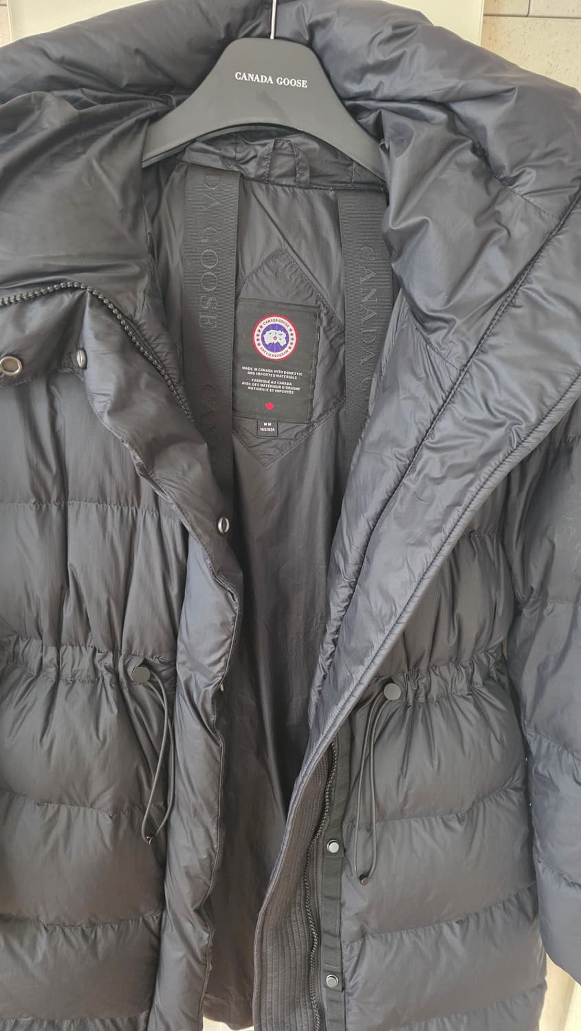 캐나다구스 몽고메리 패딩 코트 블랙 상품이미지2