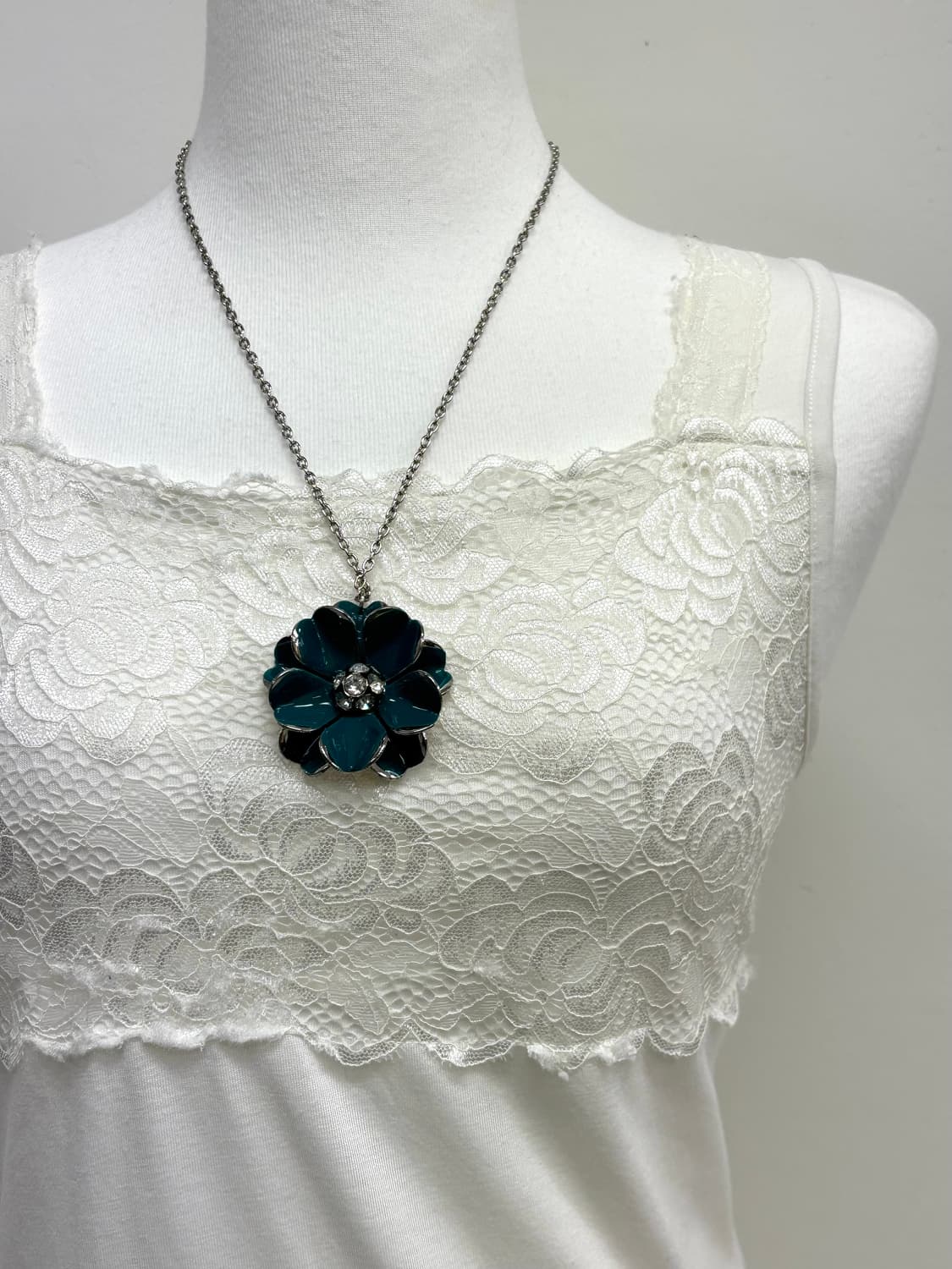 빈티지 꽃 목걸이 상품이미지2