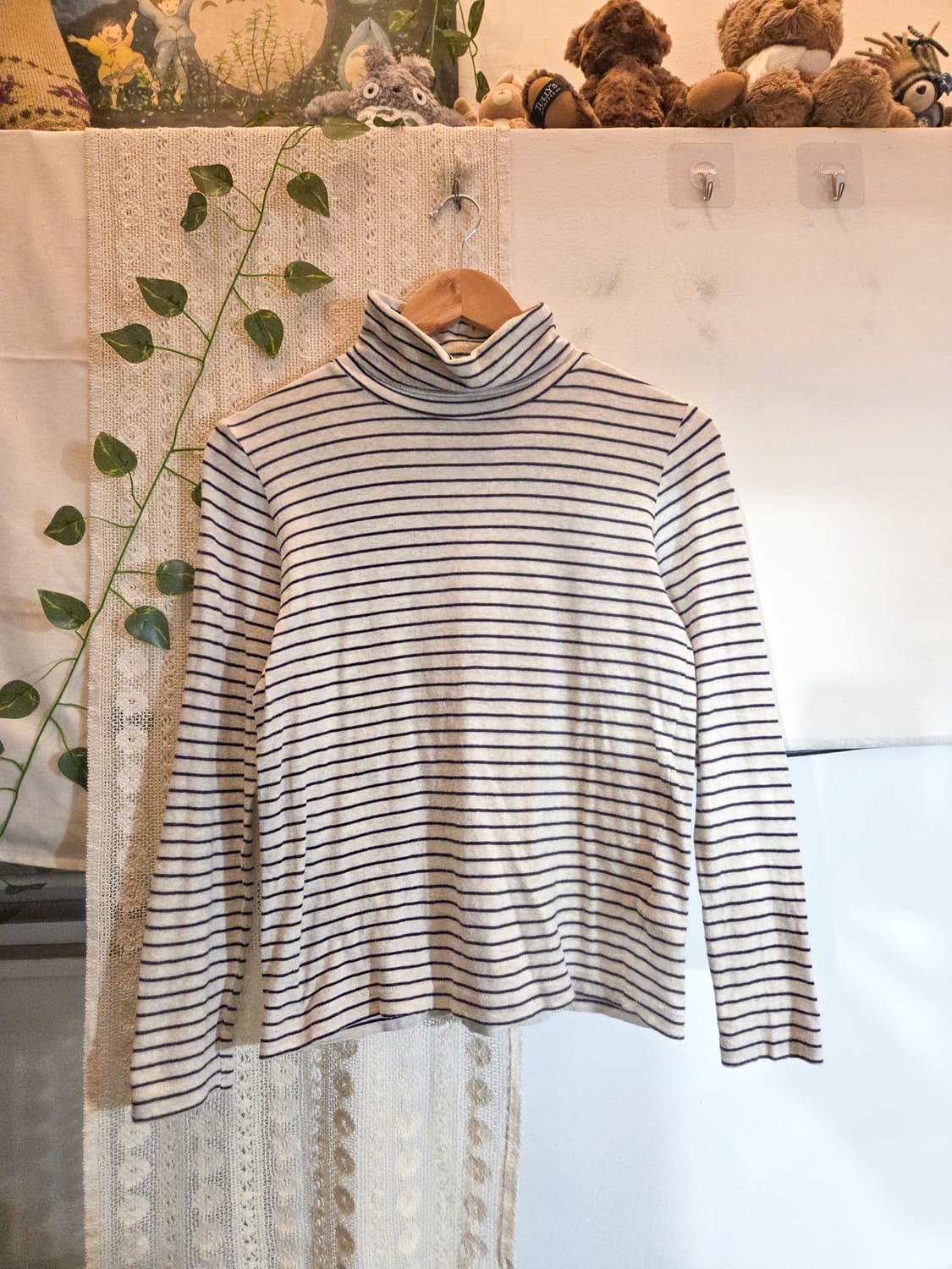 sm2 스트라이프 목폴라 슬리브 상품이미지1