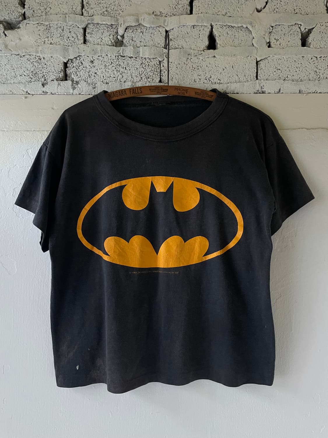 1980-90s Vintage Batman Classic Logo Tee 상품이미지1