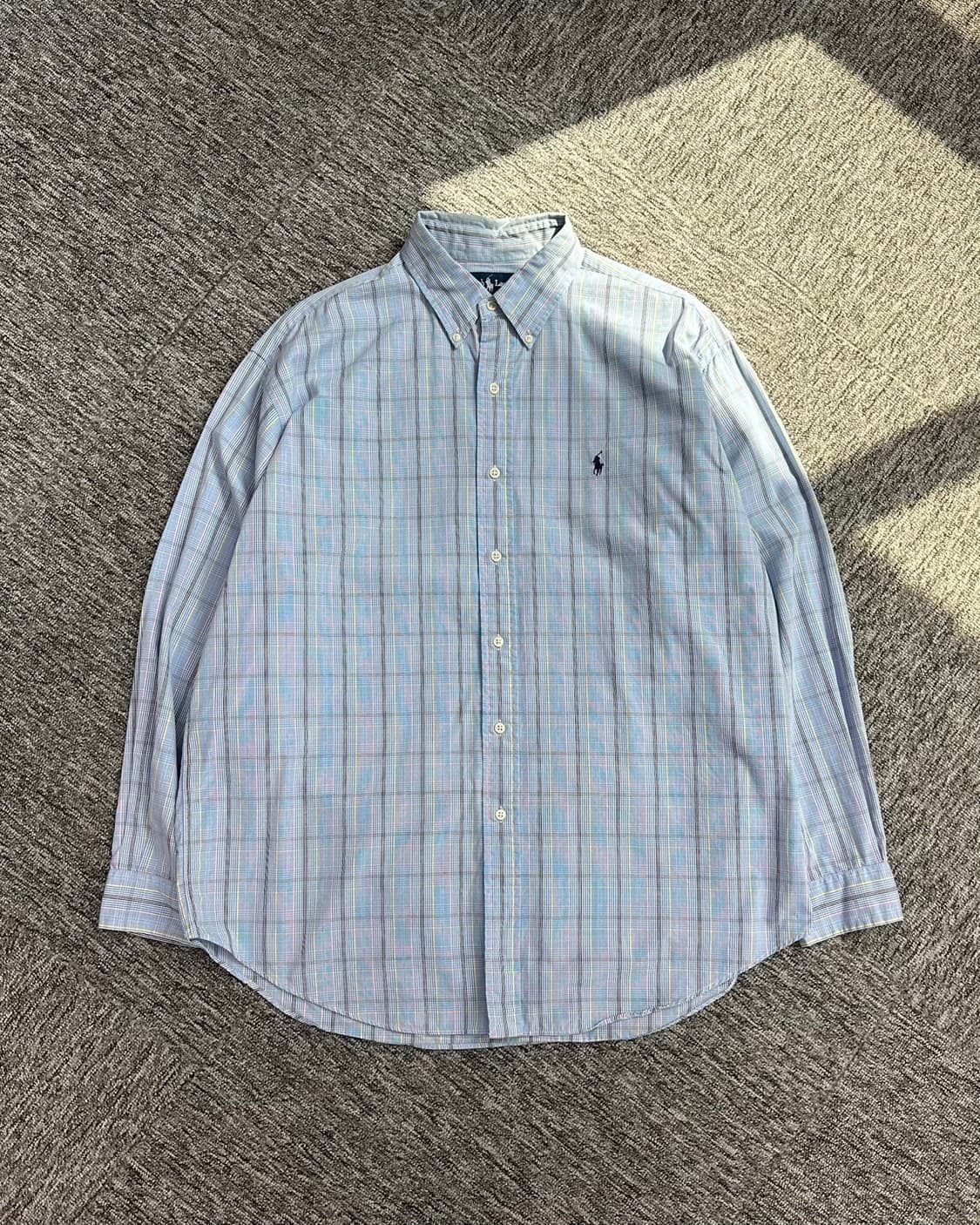 (2XL)랄프로렌 체크 셔츠-M808 상품이미지1