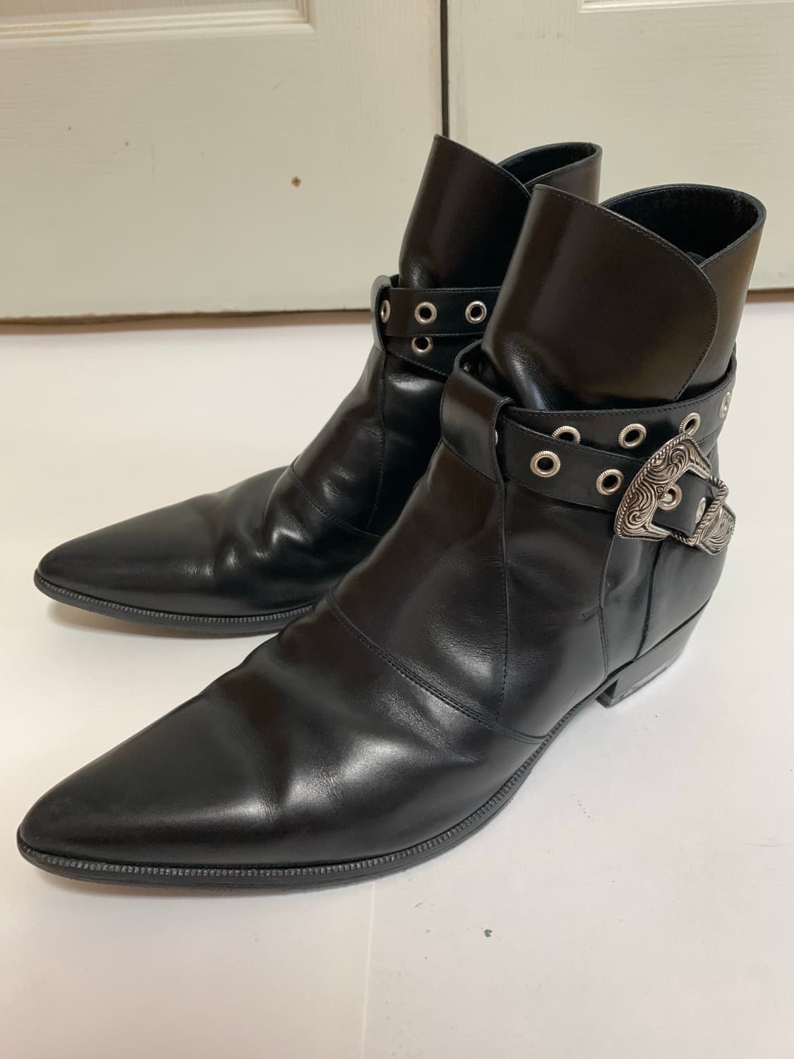 생로랑 14SS 웨스턴 버클 조드퍼 부츠 상품이미지1