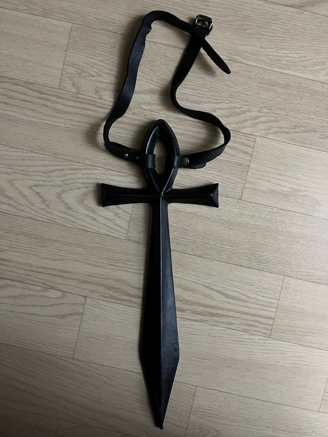 FENG REBORN LAMBSKIN LEATHER CRAVAT 상품이미지4