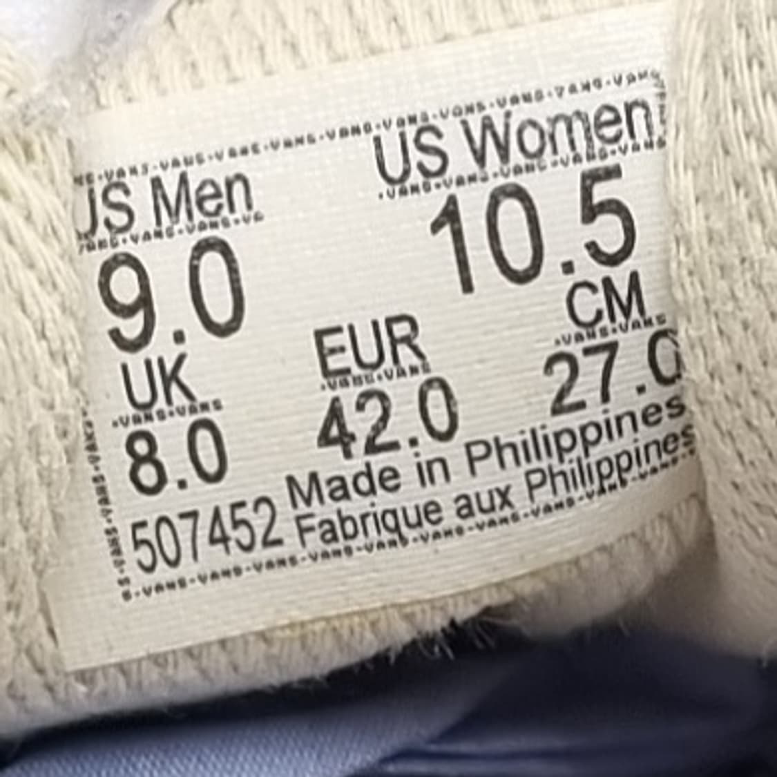 반스 어센틱 퍼플 남성스니커즈270  상품이미지6