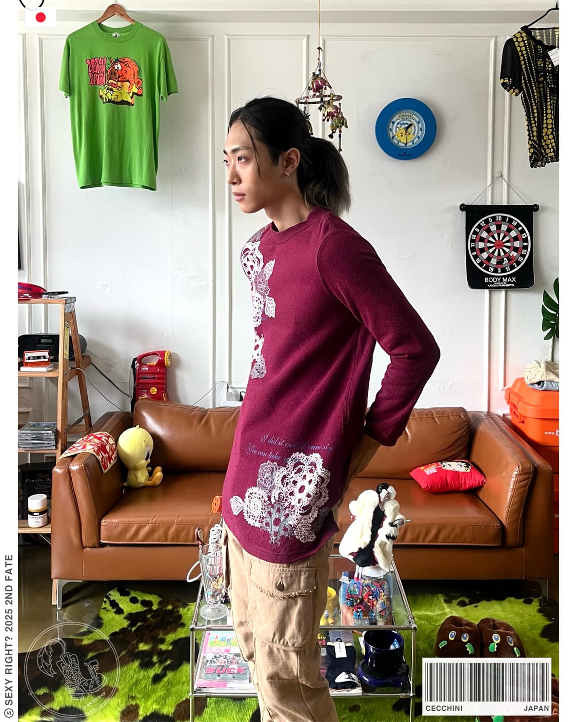 1990s cecchini Oriental Long-Sleeve 상품이미지1