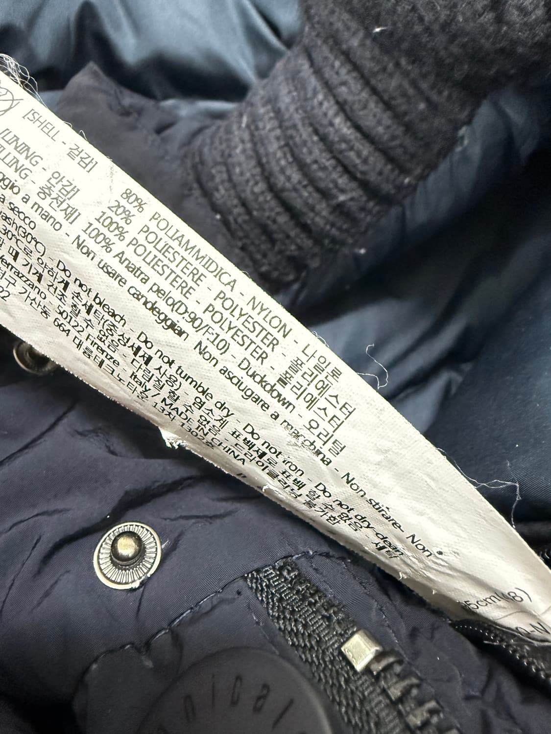 빠니깔레 덕다운 패딩 코트 상품이미지5