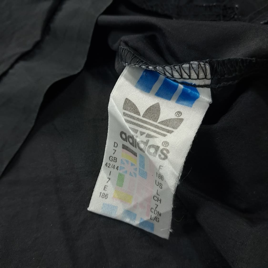 CK511 L 아디다스 90s 오리지널 블루 바람막이 자켓 상품이미지6