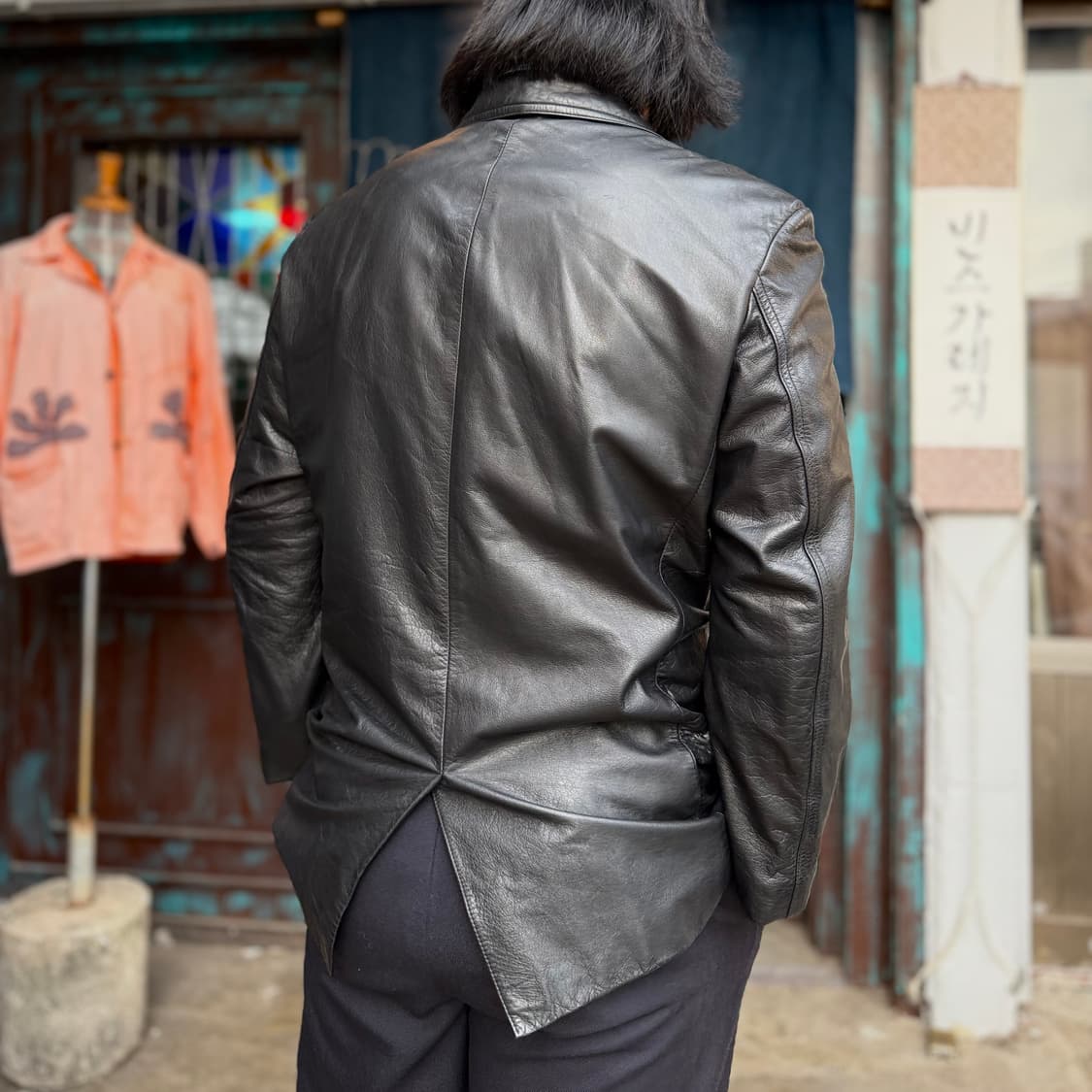 빈티지 카우하이드 테일러드 자켓 L 상품이미지9