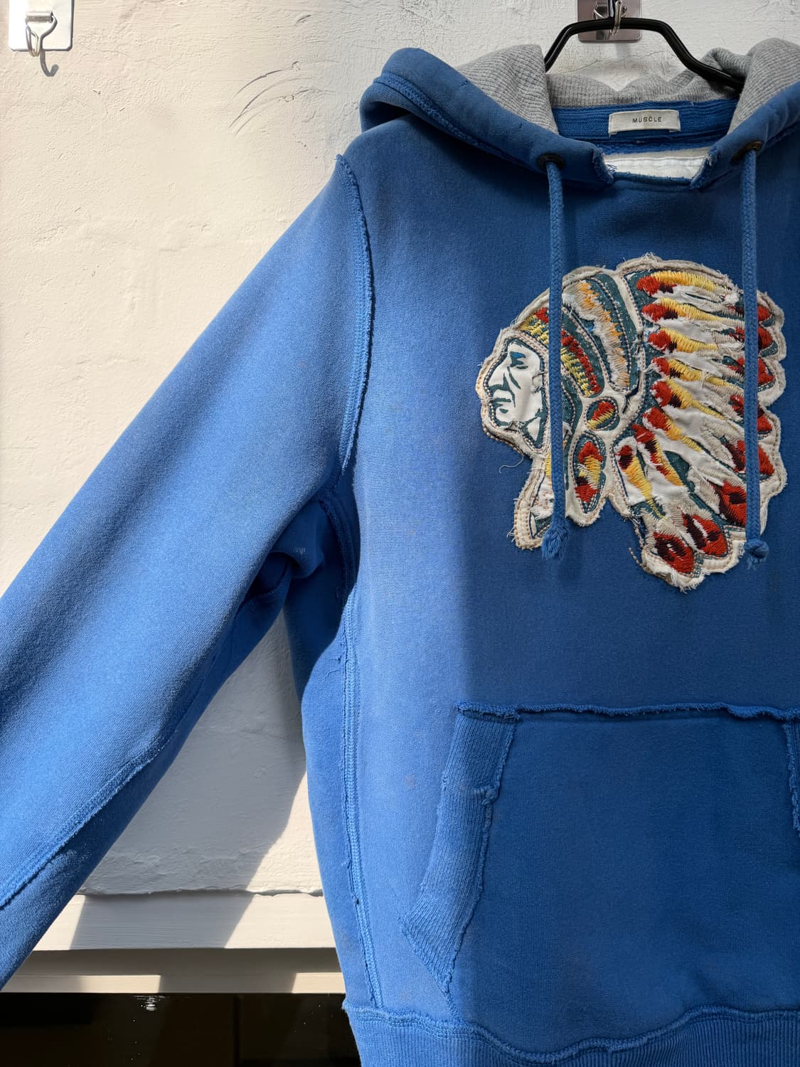 Abercrombie&Fitch 아베크롬비 인디언 자수패치 후드 S 상품이미지5