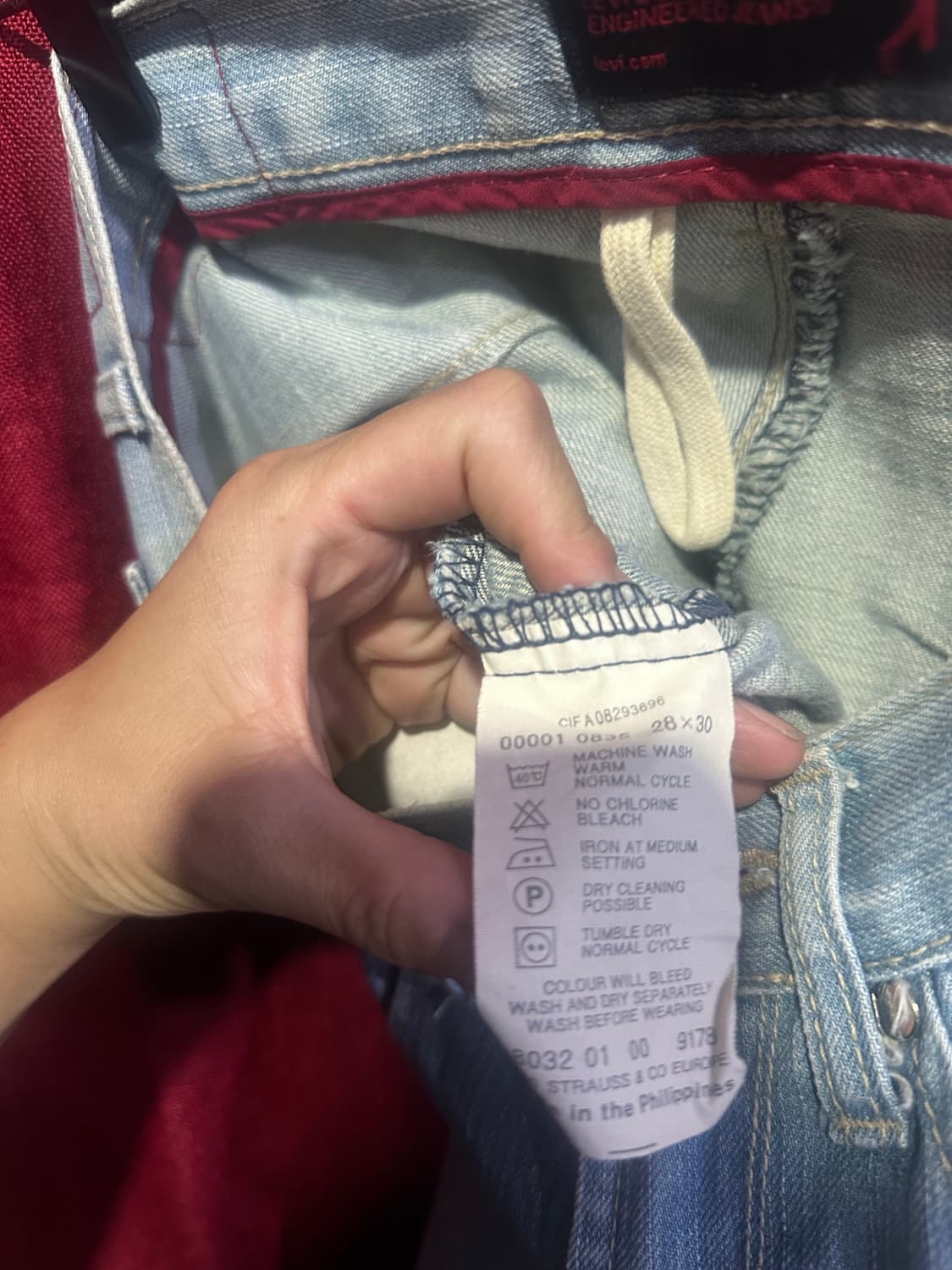 리바이스 엔지니어드진 28*30 상품이미지5