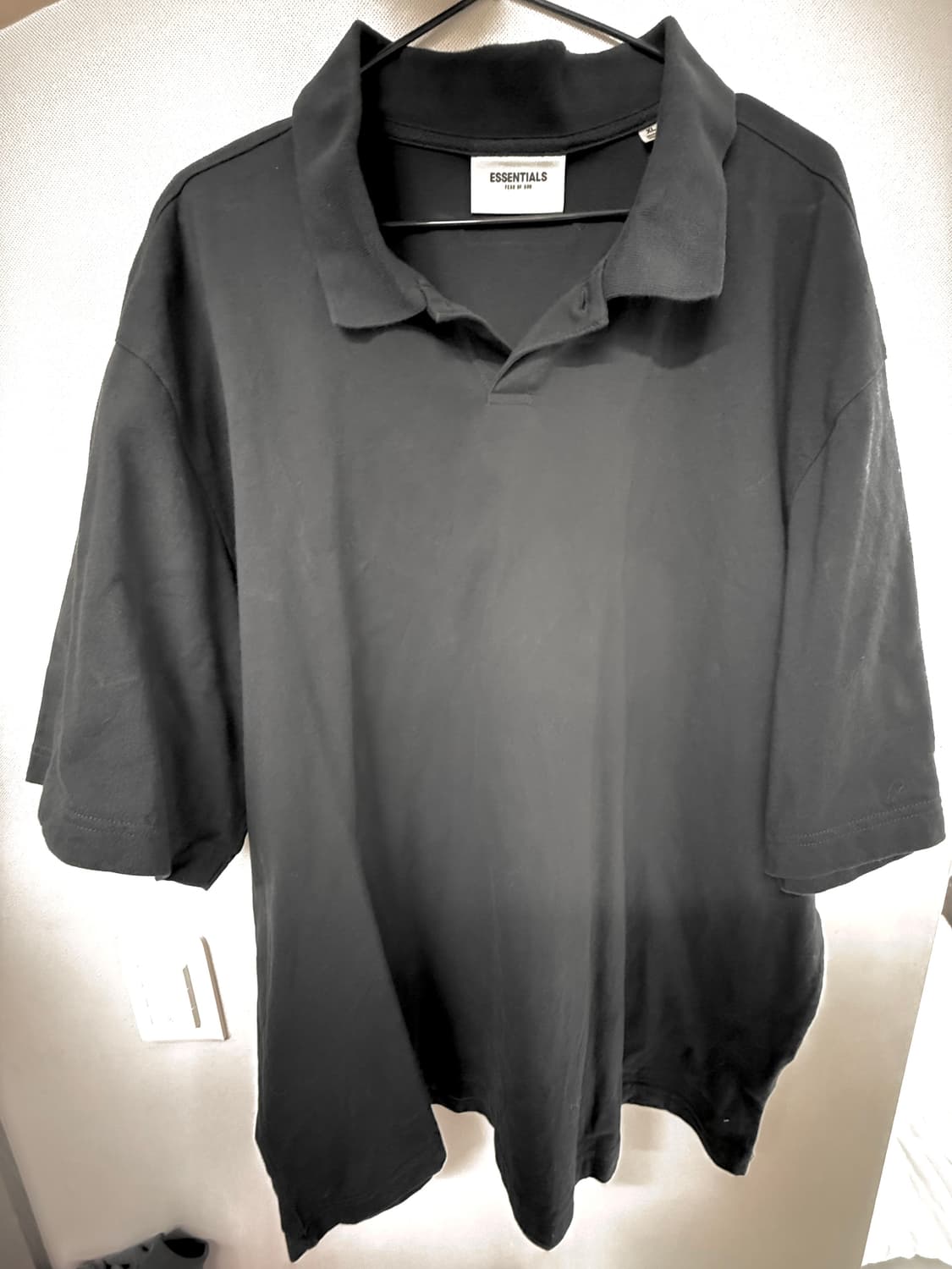 [XL] 에센셜 블랙 카라 반팔티 상품이미지1