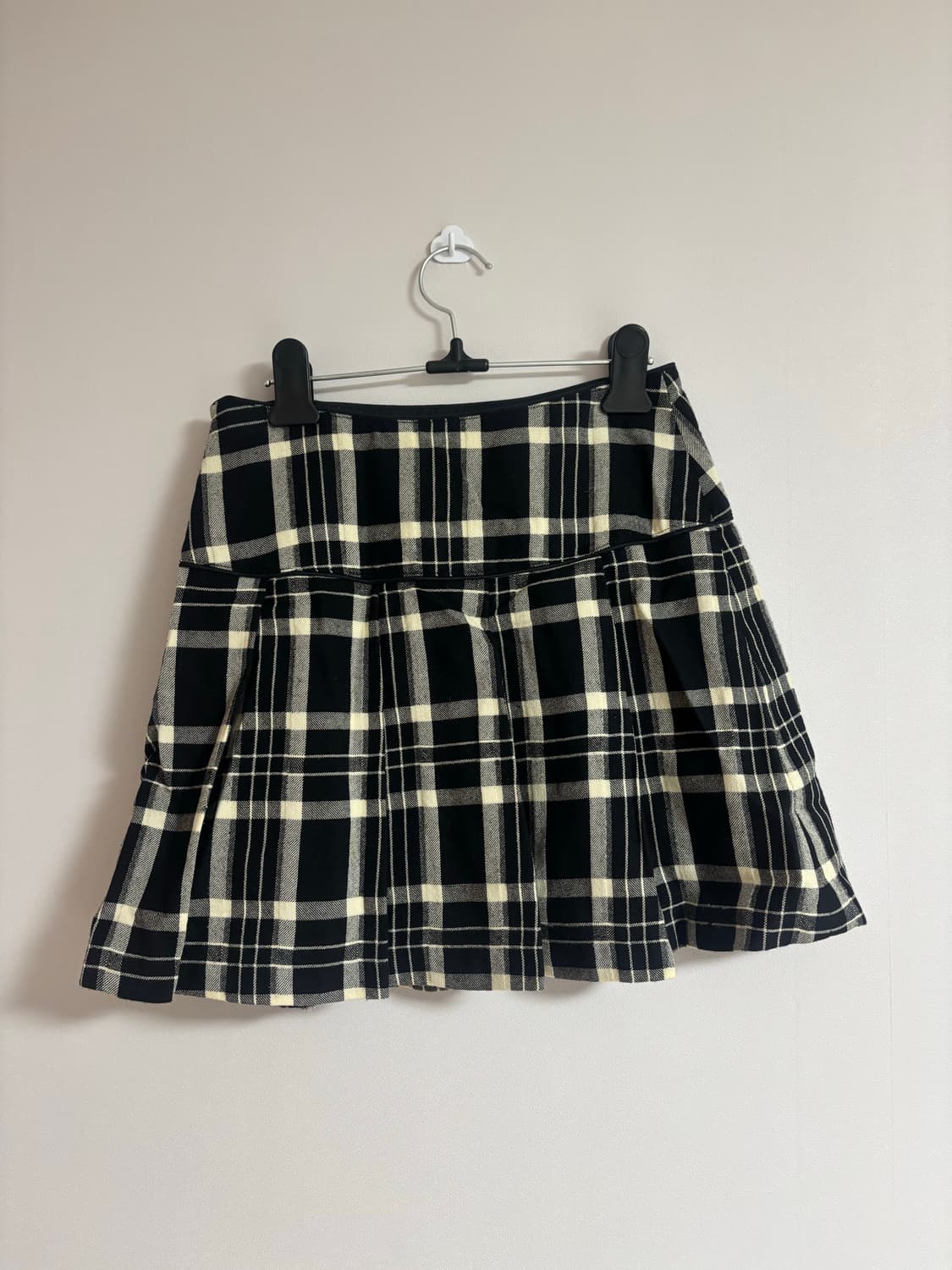 빈티지) 체크 플리츠 스커트 상품이미지2