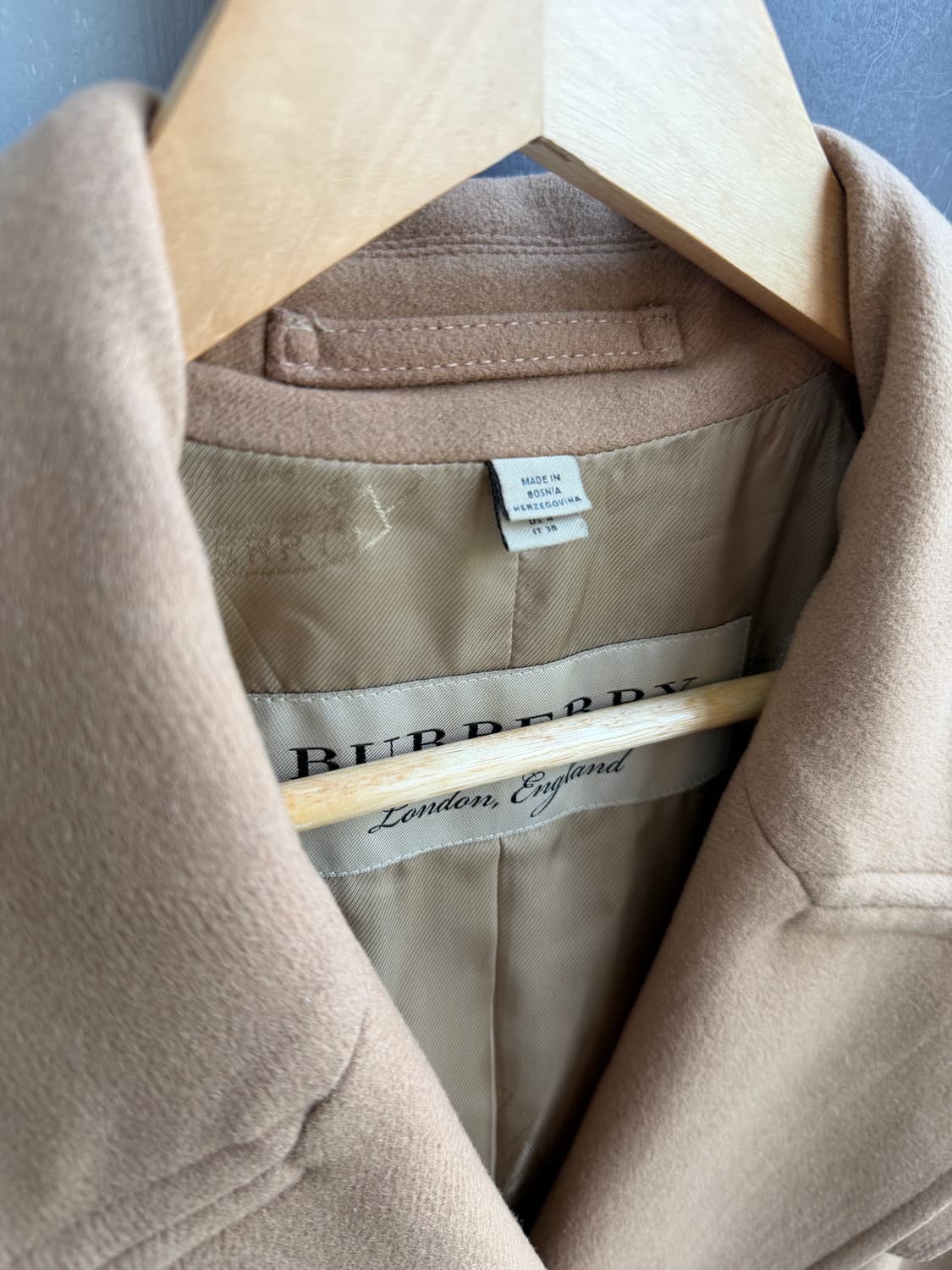 UK6/ 버버리 크랜스톤 캐시미어 벨티드 코트 상품이미지5