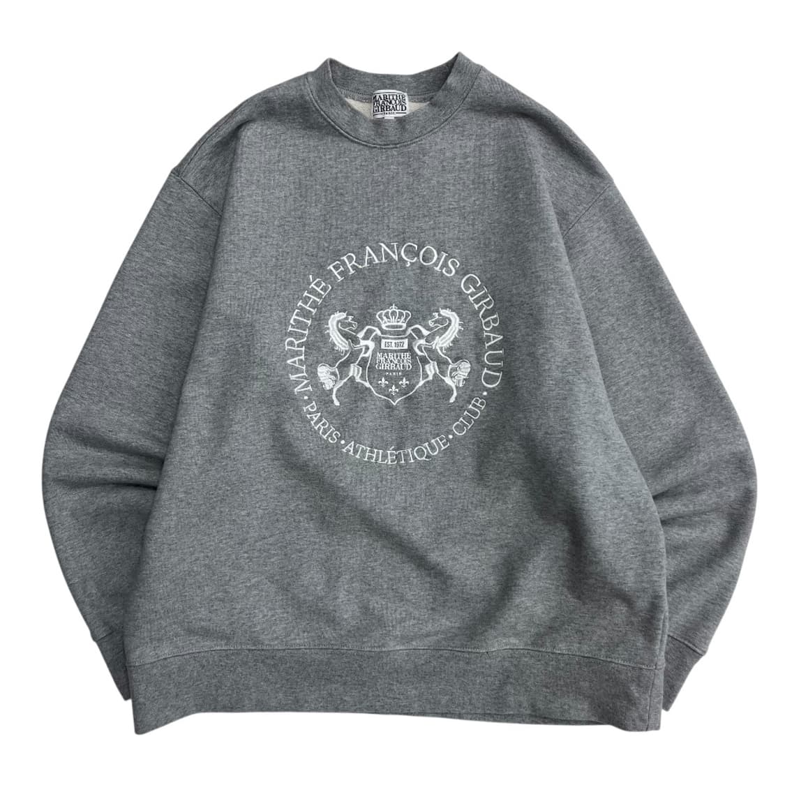 마리떼 프랑소와 저버 센터로고 그레이 맨투맨 XL 상품이미지2