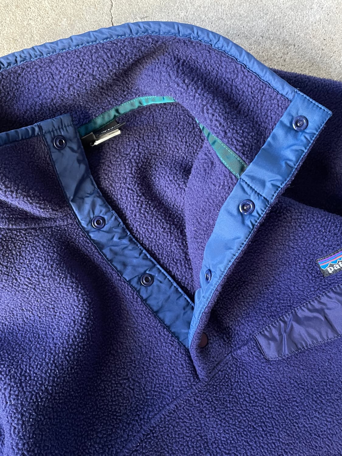 90s Patagonia Synchilla Purple SnapT 상품이미지6