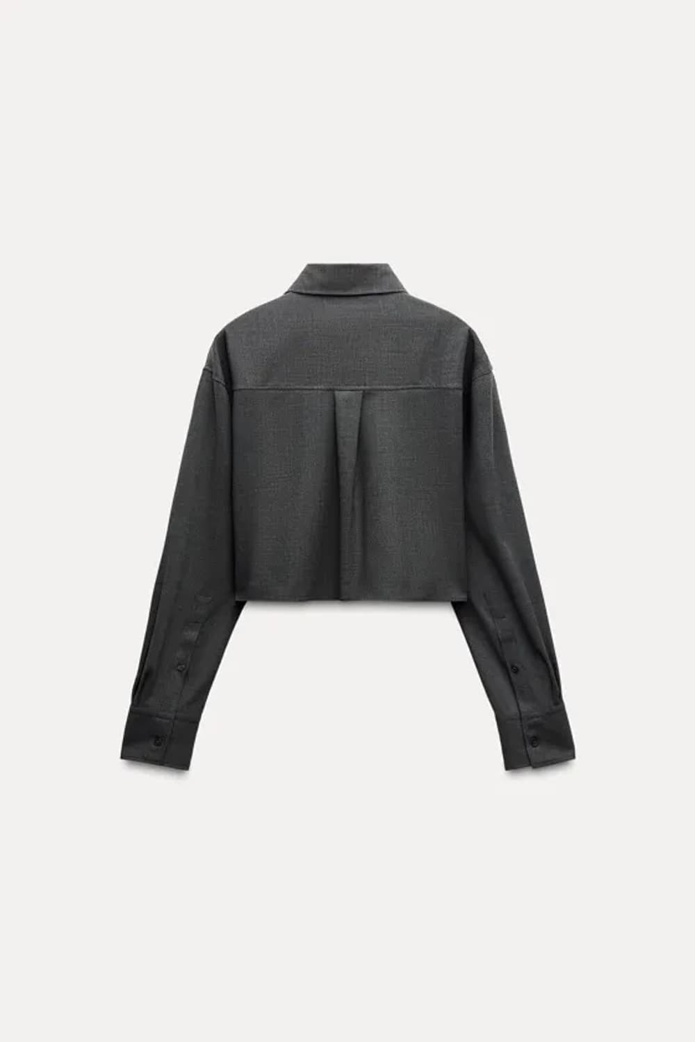 ZARA 자라 회색 셔츠 상품이미지8