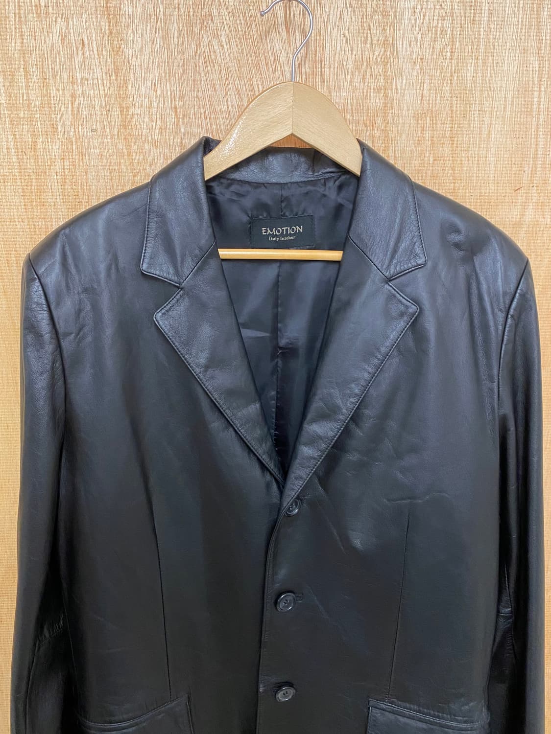 VTG leather blazer jacket 빈티지 레더 블레이져 자켓 상품이미지3