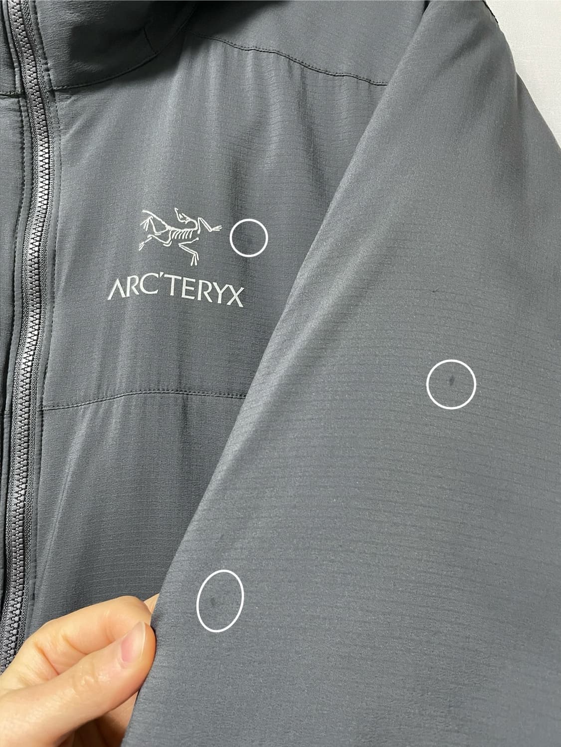 아크테릭스 아톰 AR 나일론 후디 누빔 패딩 바람막이 자켓 _ 마이크로칩 상품이미지8