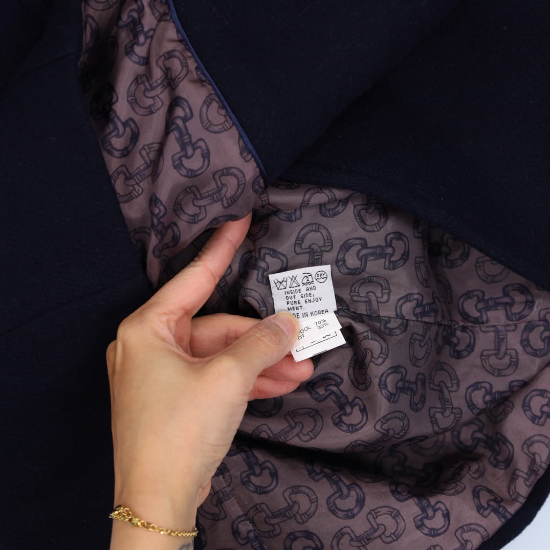 [55정도] 알마 여성 울 하프코트 1205HR1 상품이미지5