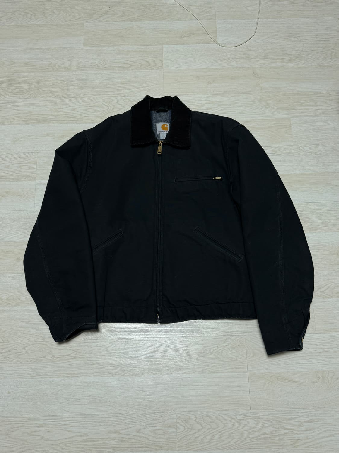 [L] 칼하트 디트로이트 자켓 usa j001 블랙 팝니다 상품이미지1