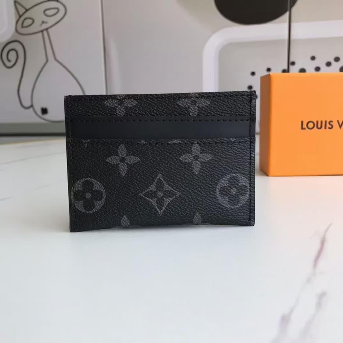루이비통 더블 카드 홀더 모노그램 이클립스 상품이미지4