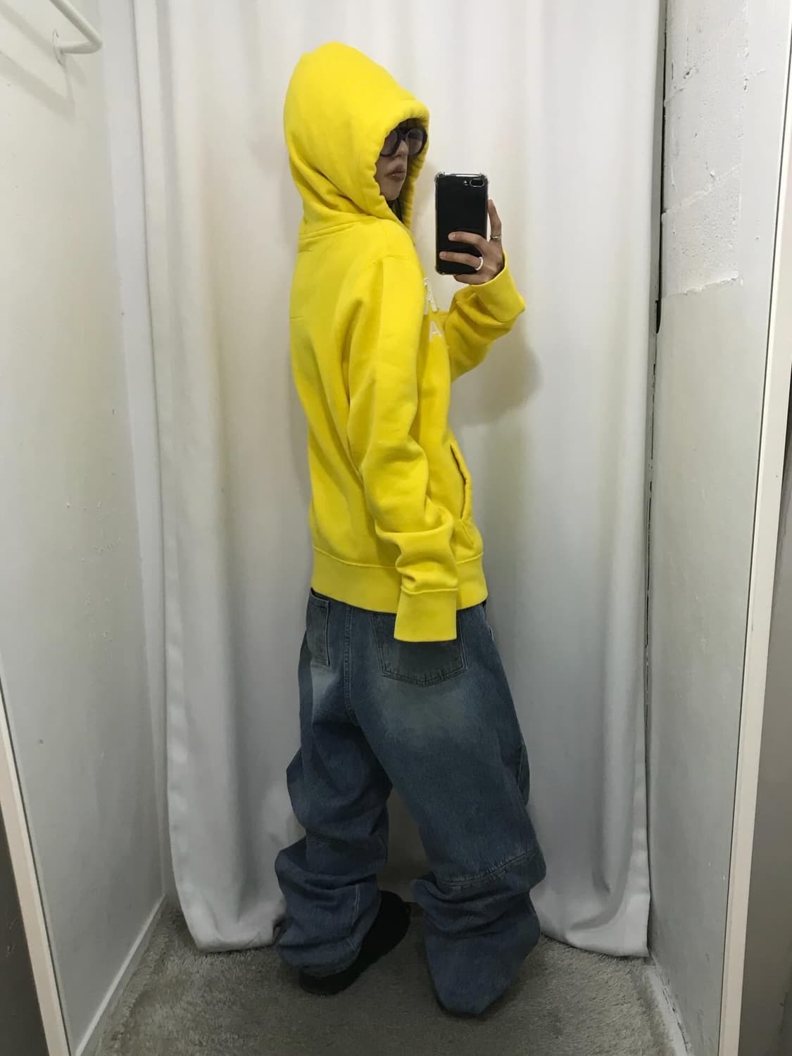 Hollister Yellow Hoodie 상품이미지4