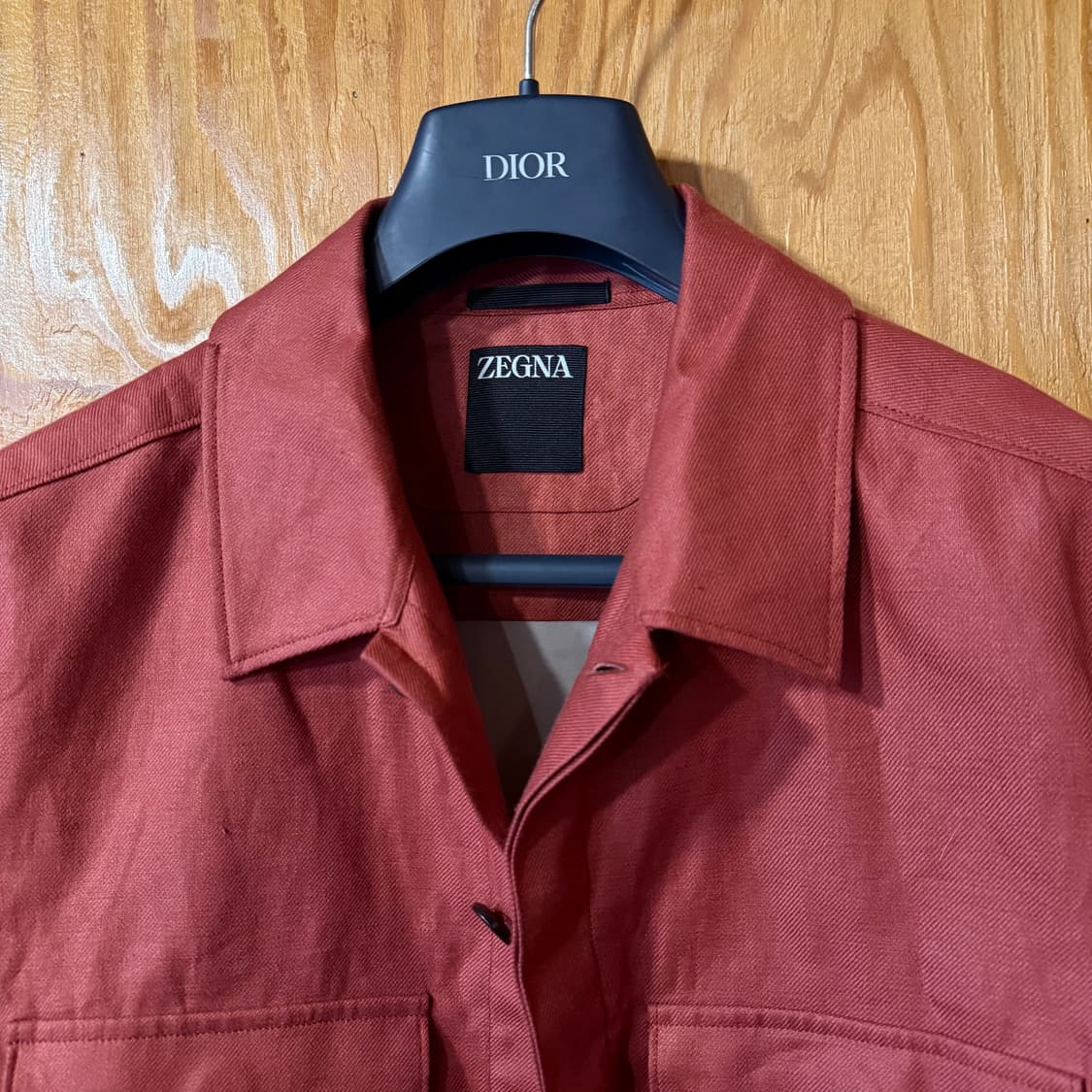 제냐 23 S/S 오아시 리노 브릭 셔츠 자켓  상품이미지4