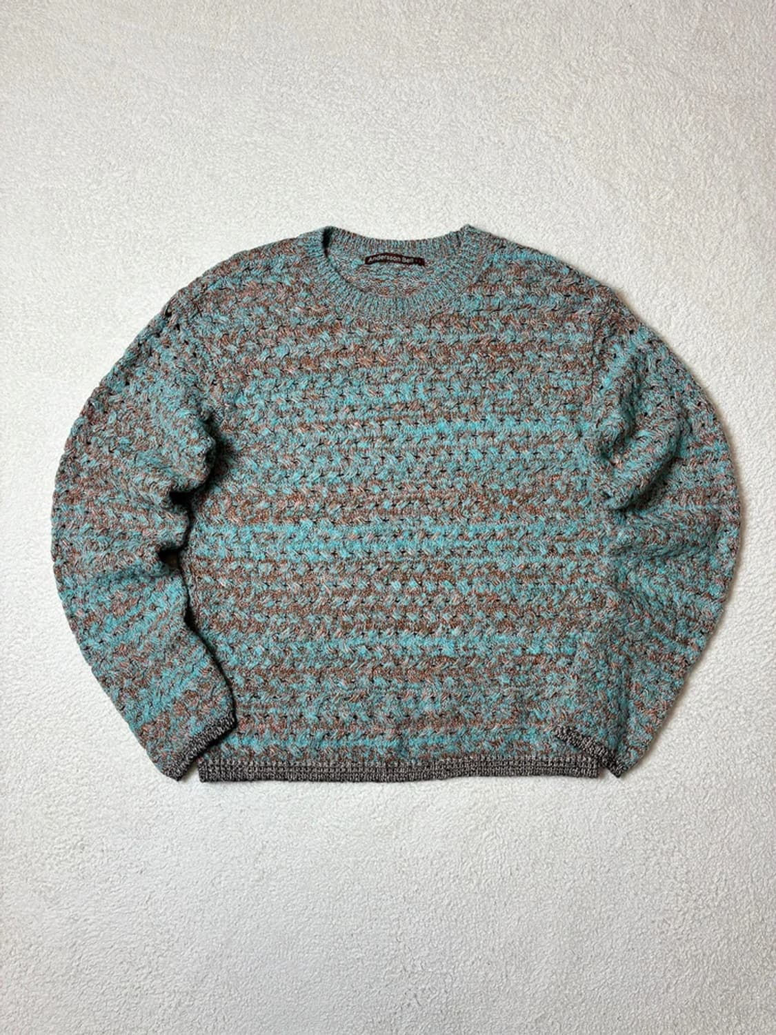 앤더슨벨 멀티 멜란지 크루넥 스웨터 PN6400 상품이미지1