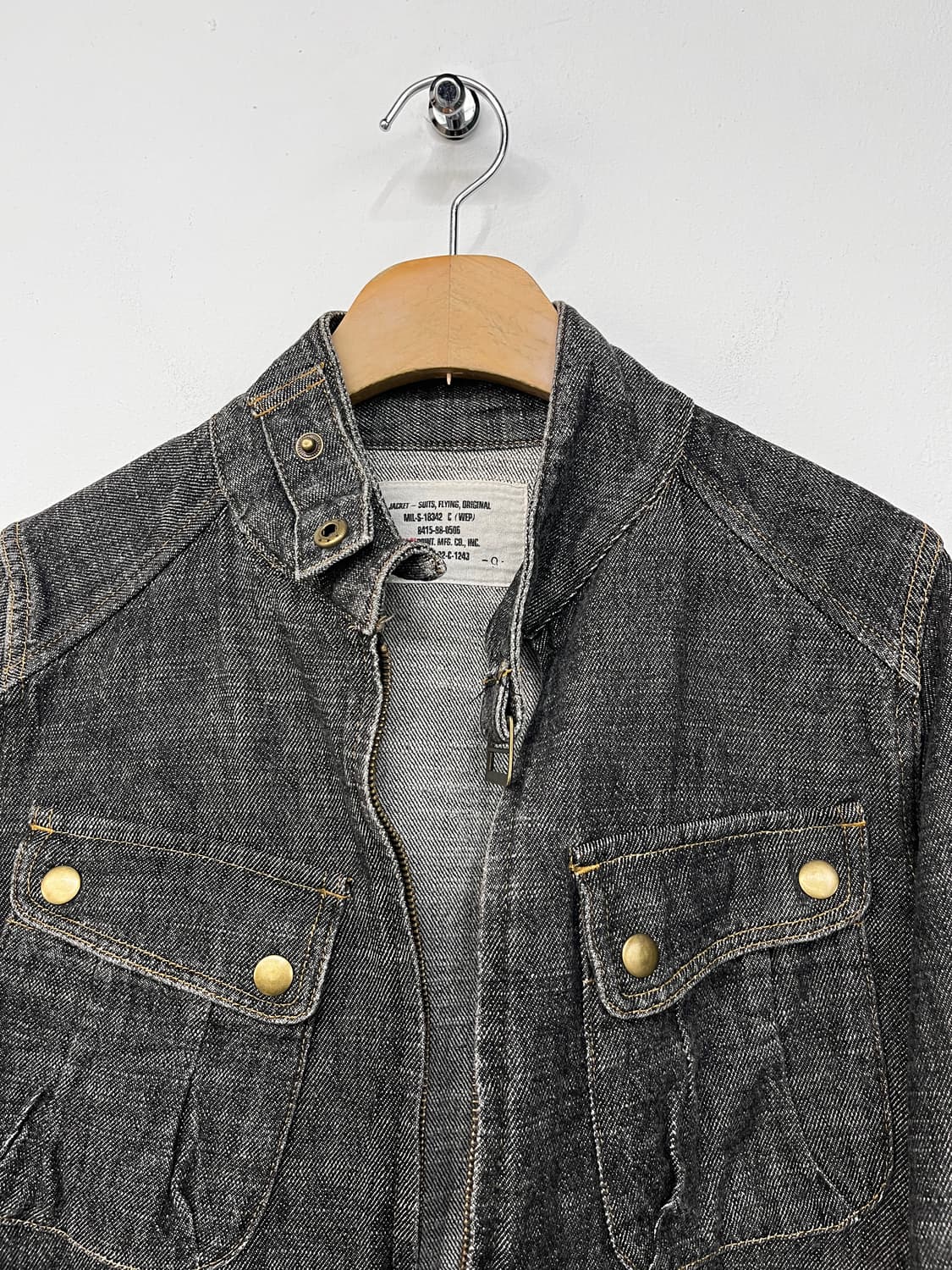 CLN USN WEP G-8 데님 자켓 상품이미지6