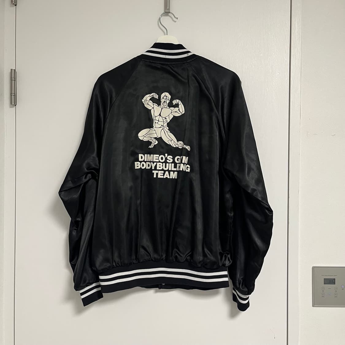 [M] USA made 사틴 바시티 자켓 상품이미지2