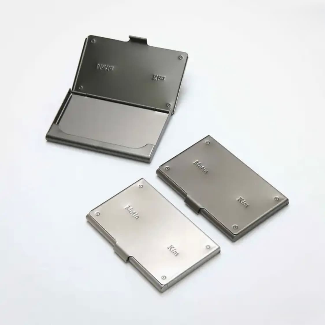 마뗑킴 명함케이스 실버 상품이미지1