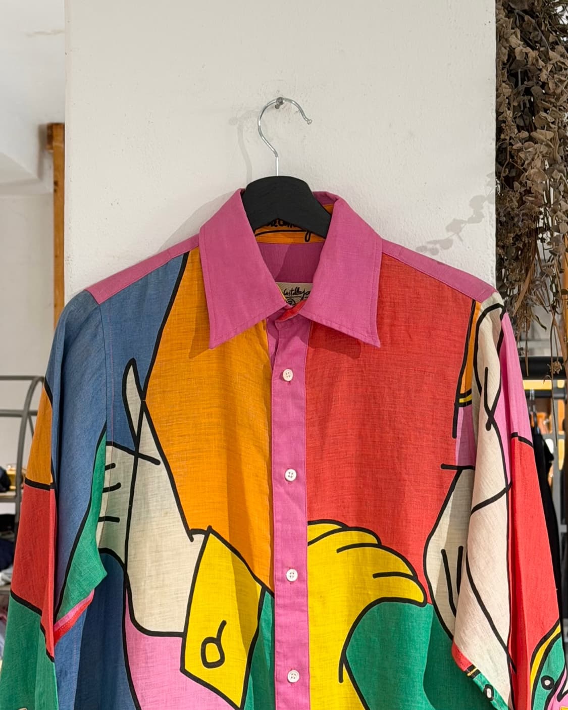 쟝 샤를르 드 카스텔바작 린넨 팝아트 패턴 셔츠 상품이미지4