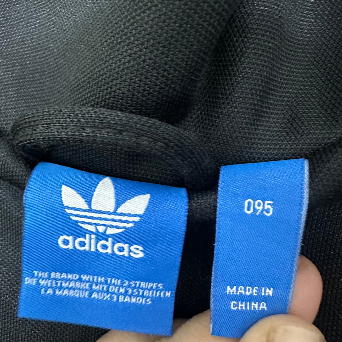 아디다스 여성 유로파 져지 집업 블랙 95사이즈 상품이미지4