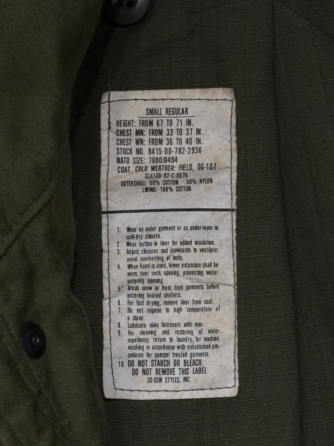 M-65 3세대 필드자켓 상품이미지5