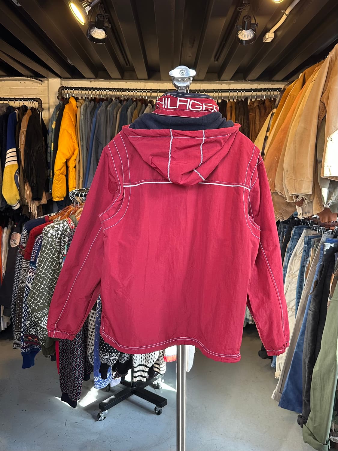 타미힐피거 올드스쿨 후리스 라이닝 트랙 자켓 상품이미지2