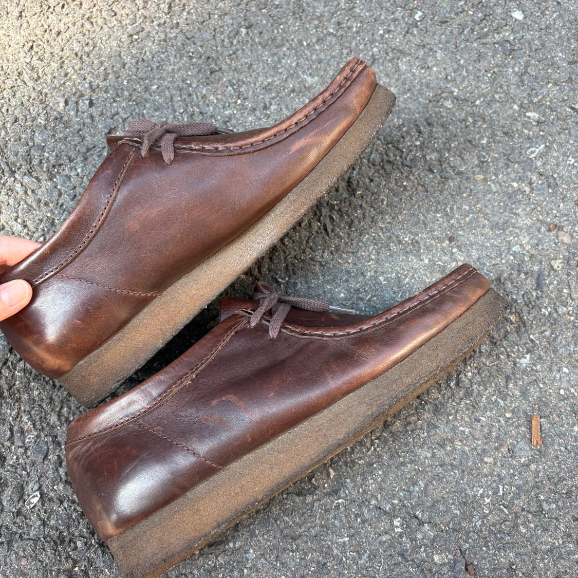 Clarks 클락스 브라운 왈라비 로퍼 (255) 상품이미지4