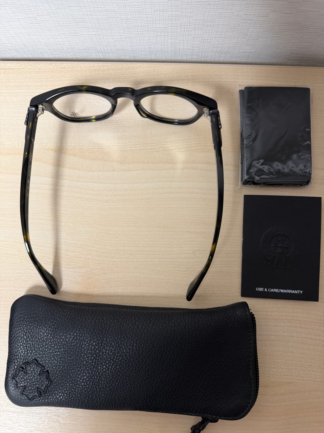 크롬하츠 baby 뿔테 안경 45 사이즈 새상품 nos (레어 단종) 상품이미지10