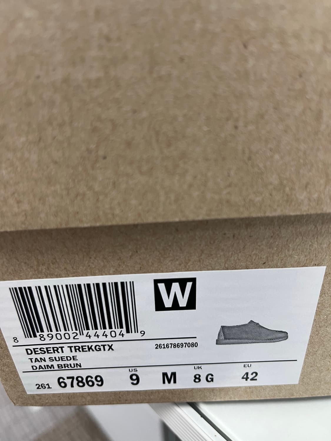 [UK8]클락스 데저트트랙 고어텍스 스웨이드 탄 상품이미지6