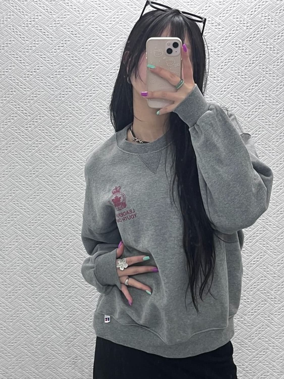 러셀 레트로 코카콜라 프린팅 맨투맨 스웻셔츠 M C07171 상품이미지2