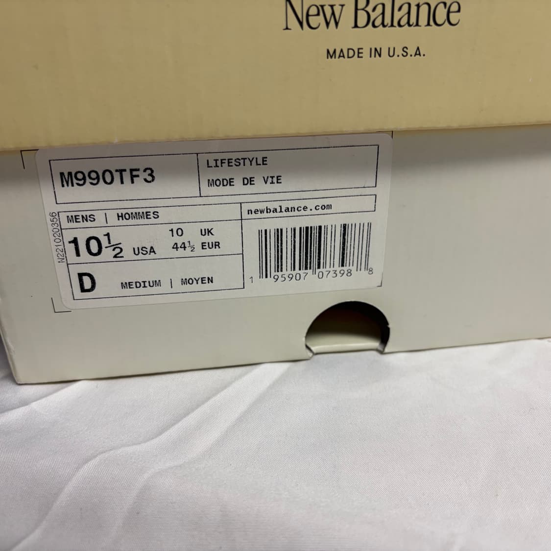 [285] 뉴발란스 990v3 메이드 인 USA 스칼렛 마블헤드 상품이미지6