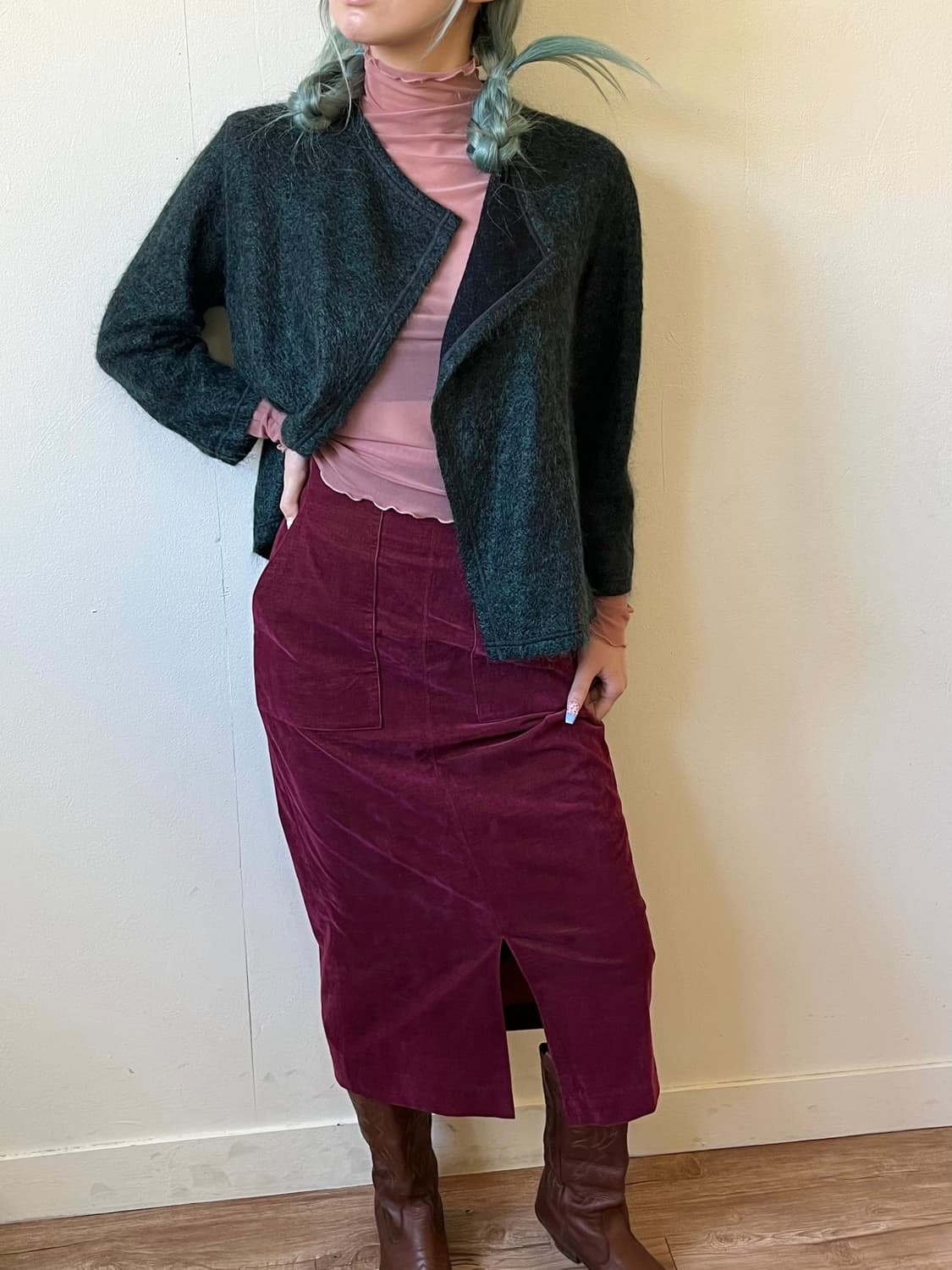 CREE LUXUS 모헤어 가디건 상품이미지4