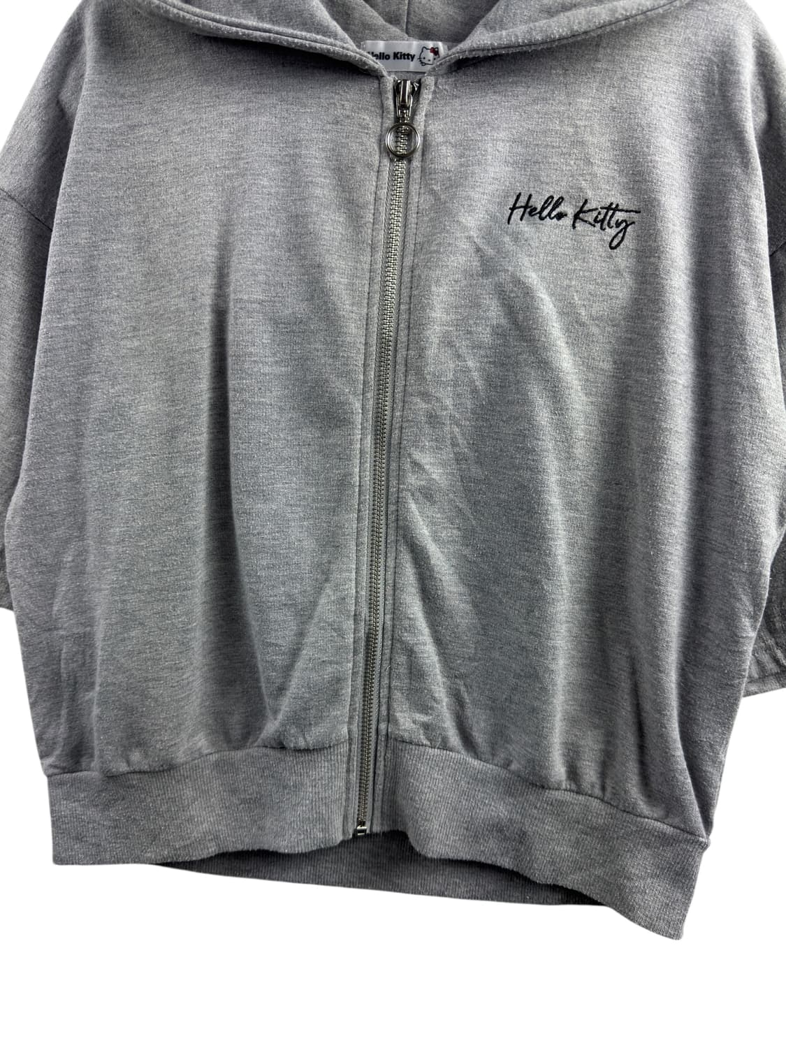 헬로키티 패치 반팔 후드집업1519 상품이미지4