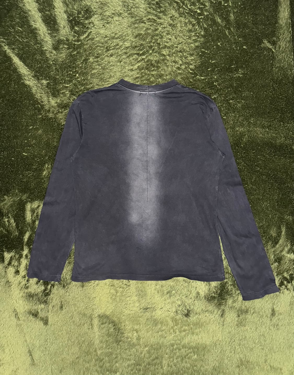 [XL] 코스트 퍼 킬로 더티 워싱 블리치드 스테어 롱슬리브 블랙 상품이미지8