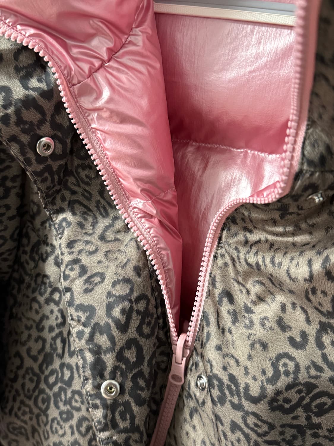 마르디메르크디 레오파드 리버시블 숏 크롭 패딩 상품이미지8