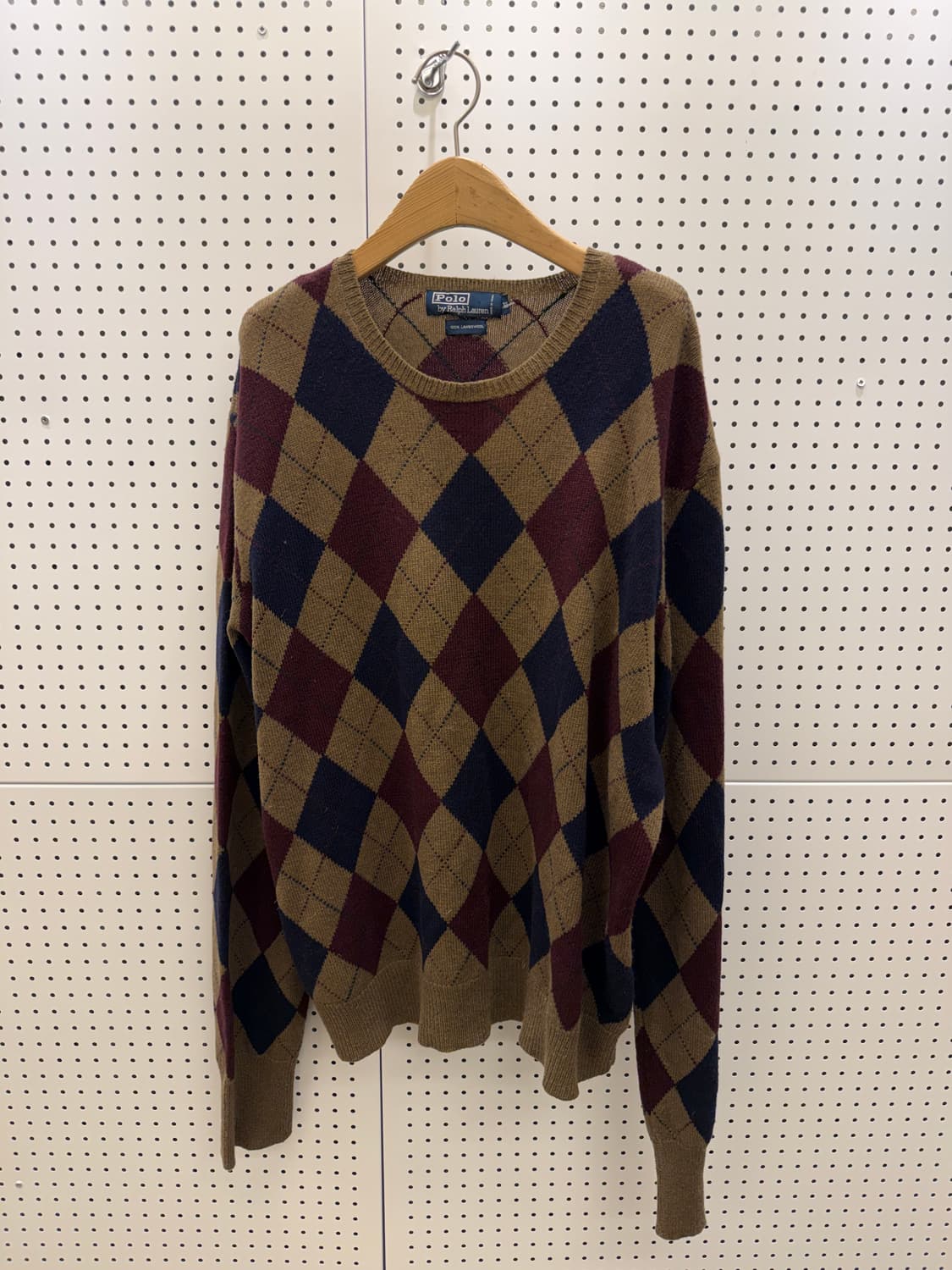 폴로 랄프로렌 램스울 아가일 니트 U1042 상품이미지2